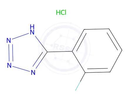 Chemical structure of 5-(2-Fluorophenyl)-1H-tetrazole Hydrochloride