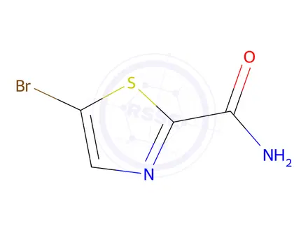 Chemical structure of 5-Bromothiazole-2-carboxamide