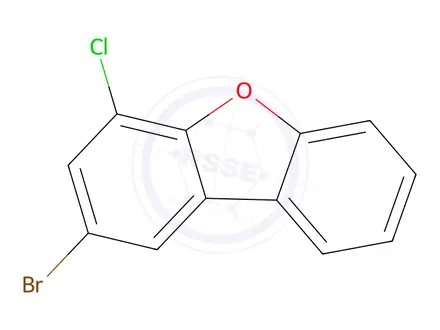 Chemical structure of 2-Bromo-4-chlorodibenzo[b,d]furan