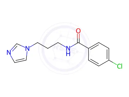 Chemical structure of n-(3-(1h-Imidazol-1-yl)propyl)-4-chlorobenzamide