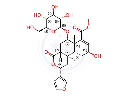 Chemical structure of Borapetoside B
