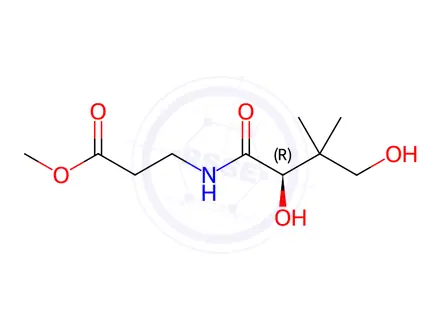 Chemical structure of Calcium pantothenate Impurity 1