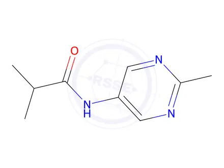 Chemical structure of N-(2-Methylpyrimidin-5-yl)isobutyramide