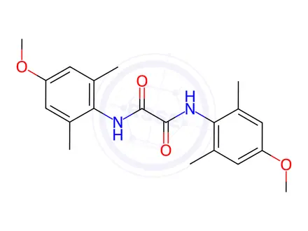 Chemical structure of Ethanediamide, N1,N2-bis(4-methoxy-2,6-dimethylphenyl)-