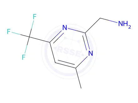 Chemical structure of (4-Methyl-6-(trifluoromethyl)pyrimidin-2-yl)methanamine