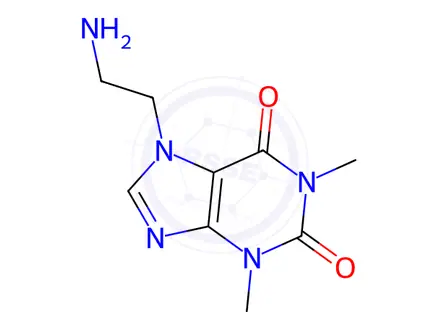 Chemical structure of 7-(2-Aminoethyl)-theophylline