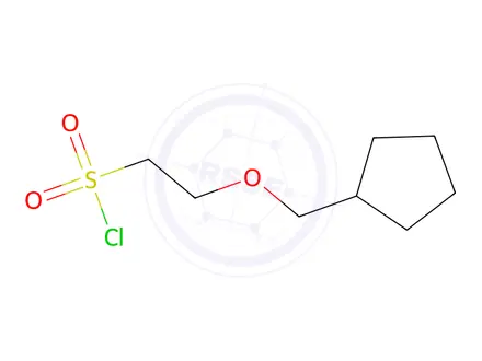 Chemical structure of 2-(Cyclopentylmethoxy)ethane-1-sulfonyl chloride