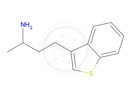 Chemical structure of 4-(Benzo[b]thiophen-3-yl)butan-2-amine