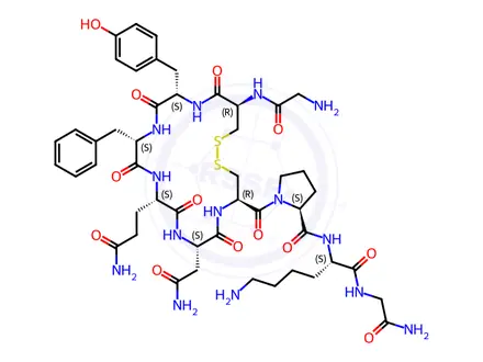 Chemical structure of Terlipressin EP Impurity B