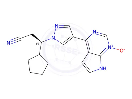 Chemical structure of Ruxolitinib Impurity 40