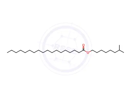 Chemical structure of isononyl stearate