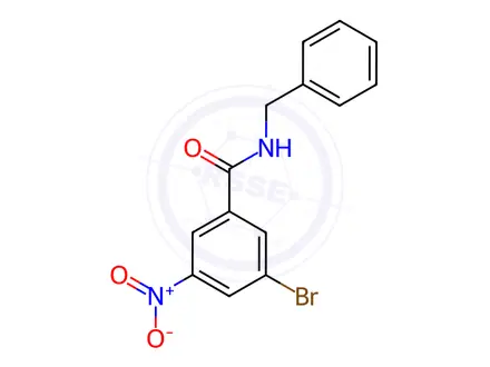Chemical structure of N-Benzyl-3-bromo-5-nitrobenzamide