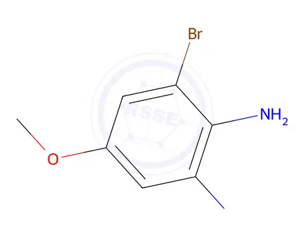 Chemical structure of 3-Bromo-5-methoxybenzene-1,2-diamine