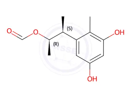 Chemical structure of Citrinin H2