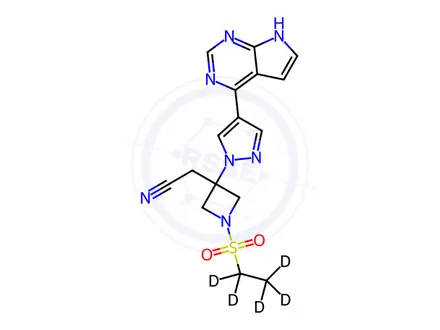 Chemical structure of Baricitinib d5