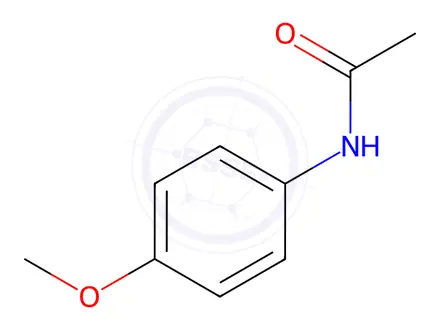 Chemical structure of P-Acetamidoanisole