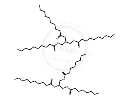 Chemical structure of Decanoyl/octanoyl-glycerides