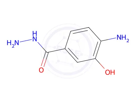 Chemical structure of 4-Amino-3-hydroxybenzohydrazide