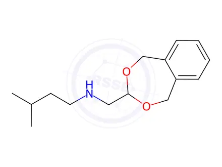 Chemical structure of N-((1,5-dihydrobenzo[e][1,3]dioxepin-3-yl)methyl)-3-methylbutan-1-amine