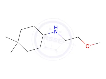 Chemical structure of n-(2-Methoxyethyl)-4,4-dimethylcyclohexan-1-amine
