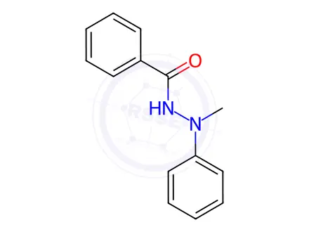 Chemical structure of N'-methyl-N'-phenylbenzohydrazide