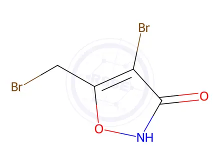 Chemical structure of 4-Bromo-5-(bromomethyl)isoxazol-3(2H)-one
