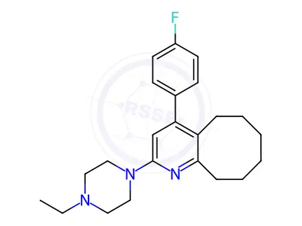 Chemical structure of Blonanserin