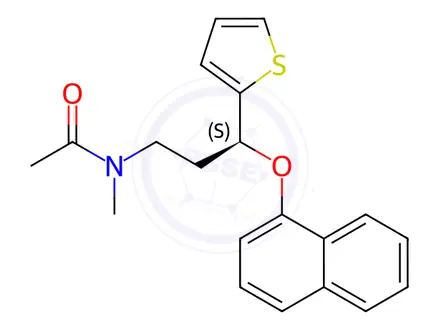 Chemical structure of N-(Acetyl) Duloxetine