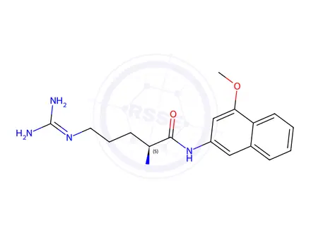 Chemical structure of H-Arg-4MβNA