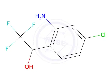 Chemical structure of 1-(2-Amino-4-chlorophenyl)-2,2,2-trifluoroethanol