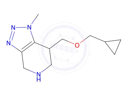 Chemical structure of 7-((Cyclopropylmethoxy)methyl)-1-methyl-4,5,6,7-tetrahydro-1H-[1,2,3]triazolo[4,5-c]pyridine