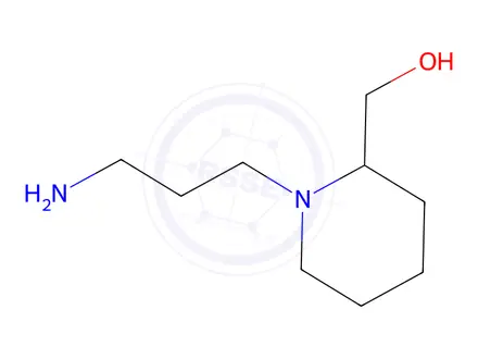 Chemical structure of [1-(3-aminopropyl)piperidin-2-yl]methanol
