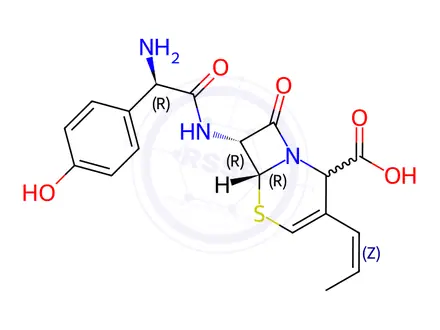Chemical structure of Cefprozil Δ3 isomer