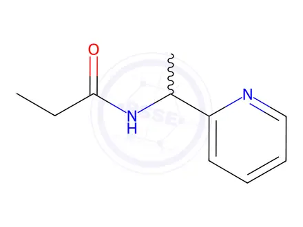 Chemical structure of N-(1-(pyridin-2-yl)ethyl)propionamide