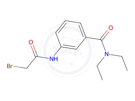 Chemical structure of 3-[(2-Bromoacetyl)amino]-N,N-diethylbenzamide