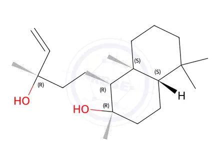 Chemical structure of Sclareol Impurity 4