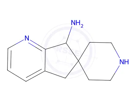 Chemical structure of 5,7-Dihydrospiro[cyclopenta[b]pyridine-6,4'-piperidin]-7-amine