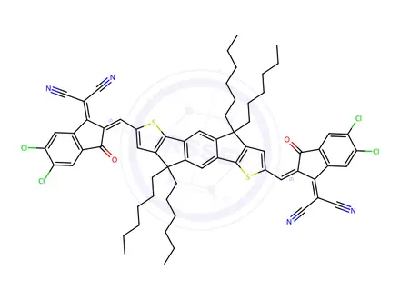 Chemical structure of IDIC-4Cl/ID4Cl