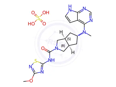 Chemical structure of Ivarmacitinib Sulfate