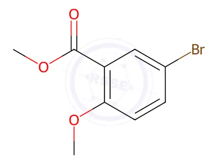 Chemical structure of Methyl 5-bromo-2-methoxybenzoate
