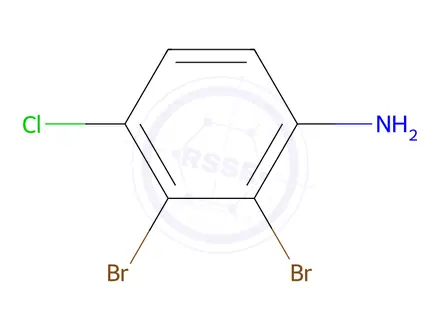 Chemical structure of 2,3-Dibromo-4-chloroaniline