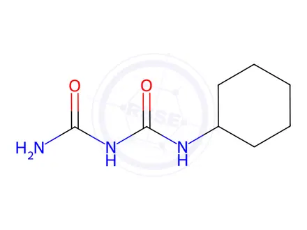 Chemical structure of N-Cyclohexylimidodicarbonic diamide