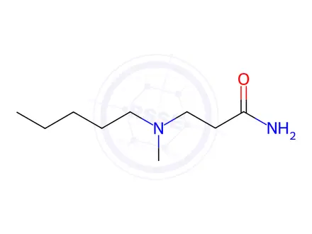 Chemical structure of 3-(Methylpentylamino)-propanamide