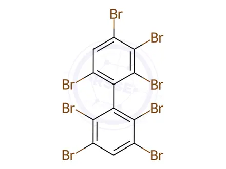 Chemical structure of 2,2’3,3’4,5’,6,6’-Octabromo-1,1’-biphenyl