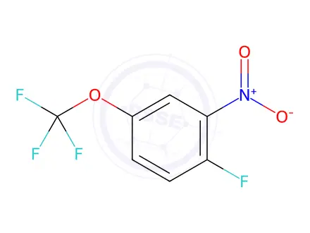 Chemical structure of 1-Fluoro-2-nitro-4-(trifluoromethoxy)benzene