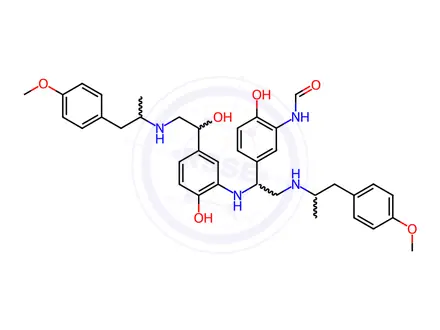 Chemical structure of Formoterol EP Impurity F(Mixture of Diastereomers)