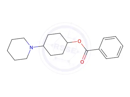 Chemical structure of 4-Piperidinocyclohexylbenzoate