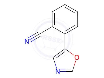 Chemical structure of 2-(5-Oxazolyl)benzonitrile
