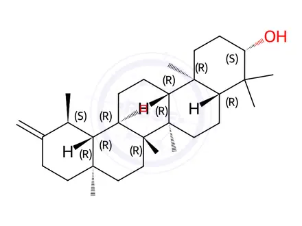 Chemical structure of Taraxasterol