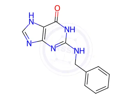 Chemical structure of 2-(Benzylamino)-6,9-dihydro-1H-purin-6-one